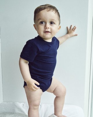 Kortærmet body | 4-pak | Bambusviskose | Navy
