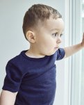 Kortærmet body | 4-pak | Bambusviskose | Navy -JBS of Denmark Kids