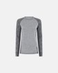 Langærmet t-shirt | 100% merino uld | grå - Dovre Women