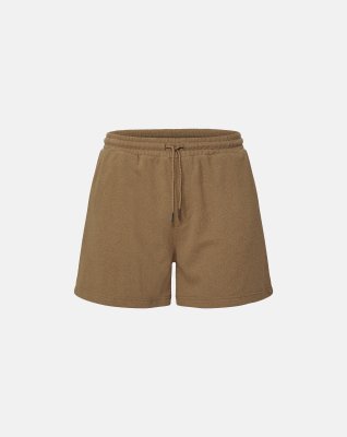 "Terry" shorts | bomuld | brun -Resteröds