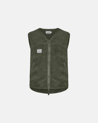 Fleecevest | 100% polyester | Armygrøn