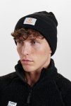 Beanie hue "chunky" | Recycled polyester | Sort -Resteröds