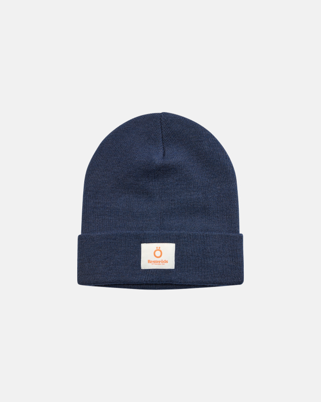 Chunky beanie hue | recycled polyester | navy
