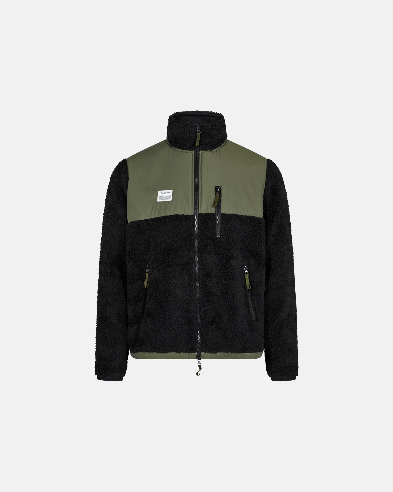 Jakke "panel fleece" | recycled polyester | sort -Resteröds Jakke "panel fleece" | recycled polyester | sort -Resteröds