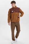 Jakke "panel fleece" | recycled polyester | brun -Resteröds