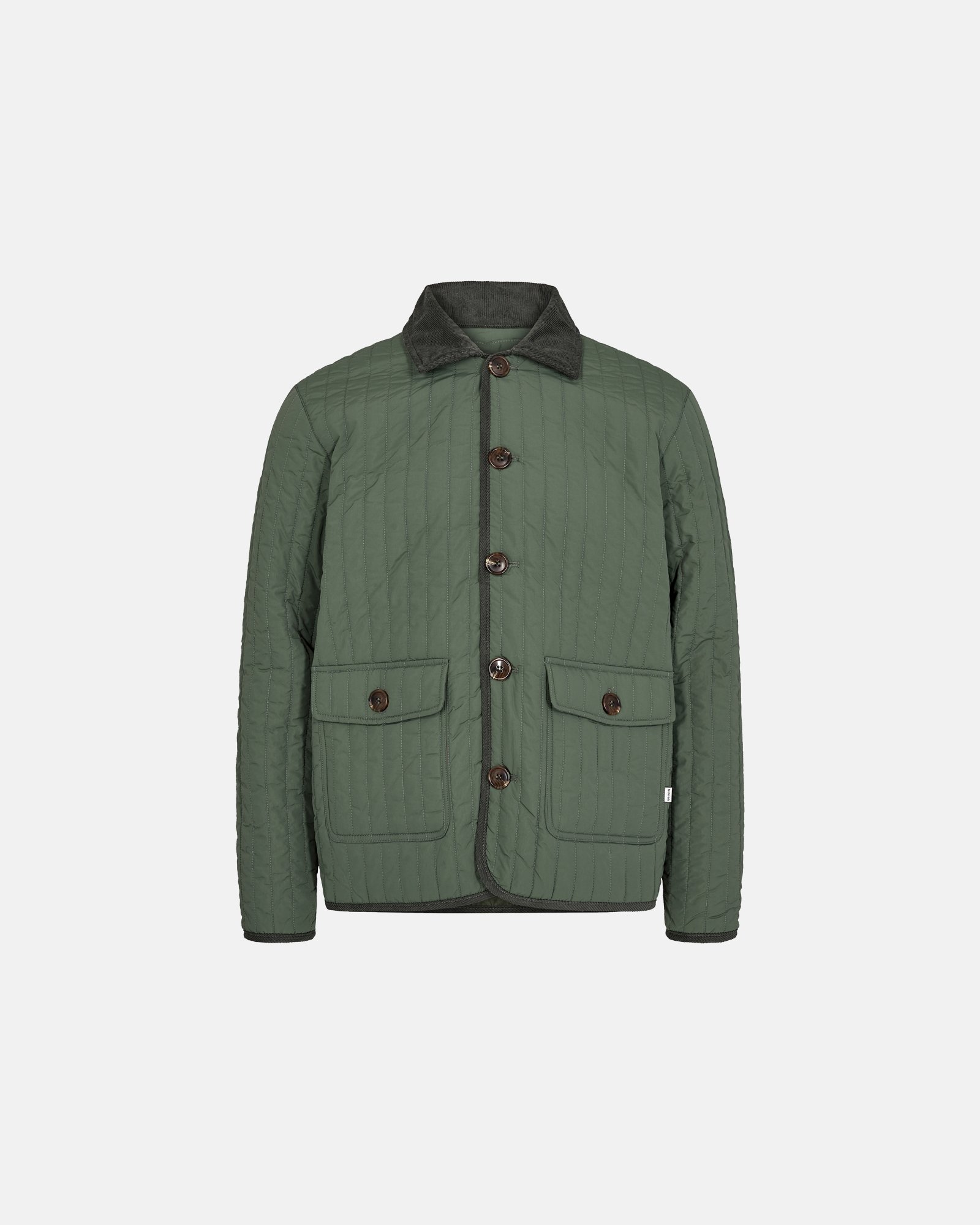 Jakke "quilted" | 100% recycled nylon | Grøn -Resteröds