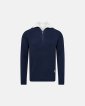 Pullover "zip" | 100% økologisk bomuld | navy - Resteröds