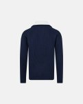 Pullover "zip" | 100% økologisk bomuld | navy -Resteröds