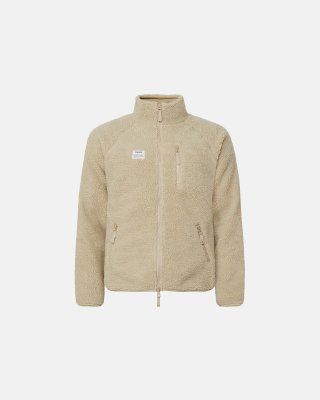 Fleece jakke | 100% recycled polyester | Beige