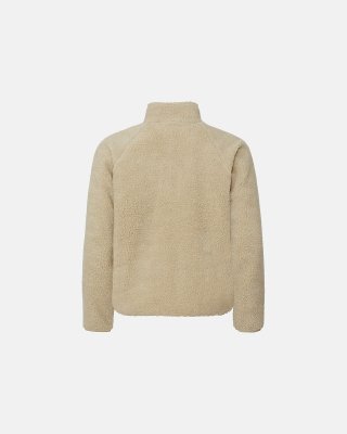 Fleece jakke | 100% recycled polyester | Beige