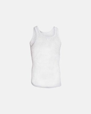 Tanktop net "mesh" 4-pak  | 100% bomuld | Hvid