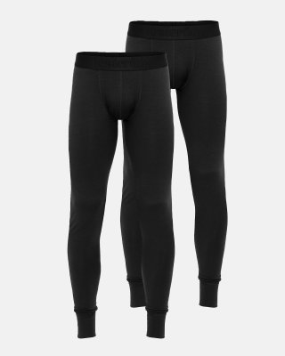 Long johns 2-pak | Bambusviskose | Sort