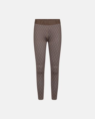 Leggings "logo" | Polyester | Brun -Hype the Detail