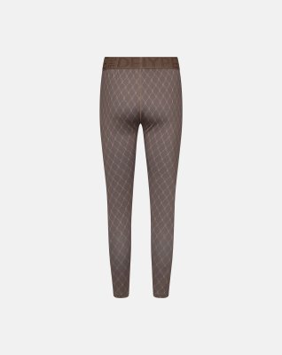 Leggings "logo" | Polyester | Brun -Hype the Detail
