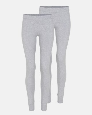 Leggings 2-pak | Bambusviskose | Grå