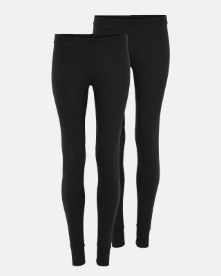 Leggings 2-pak | Bambusviskose | Sort