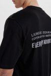 T-shirt "mid sleeve" | 100% økologisk bomuld | sort -Resteröds