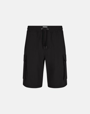 Cargo shorts "lightweight" | Polyamid | Sort -Resteröds