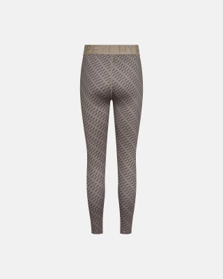 Leggings "logo" | Polyester | Beige
