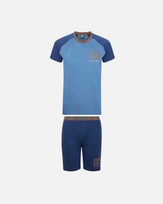 Pyjamas m. shorts "Kids" | 100% bomuld | Multifarvet