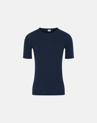 Undertrøje | T-shirt | 100% merino uld | navy -Dovre