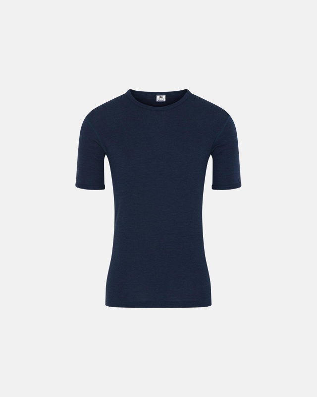 Undertrøje | T-shirt | 100% merino uld | navy