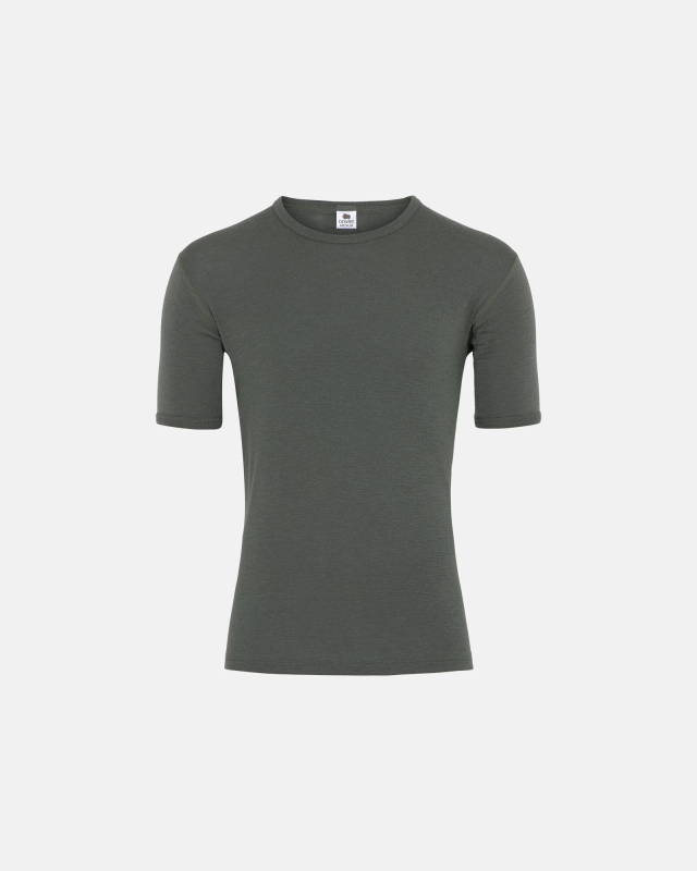 Undertrøje t-shirt | 100% merino uld | grøn