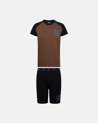 Pyjamas m. shorts "Kids" | 100% bomuld | Multifarvet