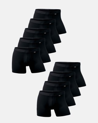 Tights 9-pak | Mikrofiber | Sort