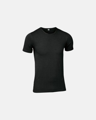 T-shirt "o-neck" 6-pak | Økologisk bomuld | Sort
