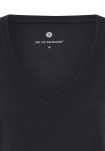 T-shirt v-neck 2-pak | Bambusviskose | Sort -JBS of Denmark Women