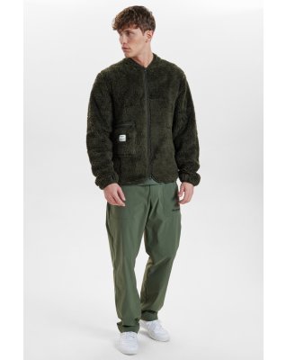 "Original" fleece jakke | recycled polyester | grøn -Resteröds