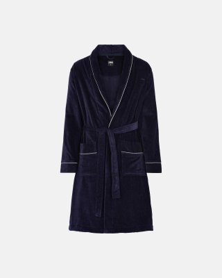Badekåbe | 100% velour bomuld | Marine
