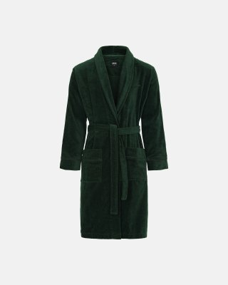 Badekåbe | 100% velour bomuld | Grøn