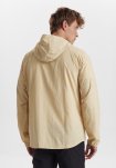 Windbreaker jakke | 100% recycled nylon | beige -Resteröds
