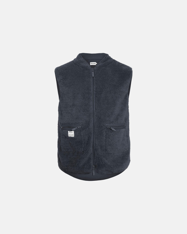 "Original" fleece vest | recycled polyester | marine