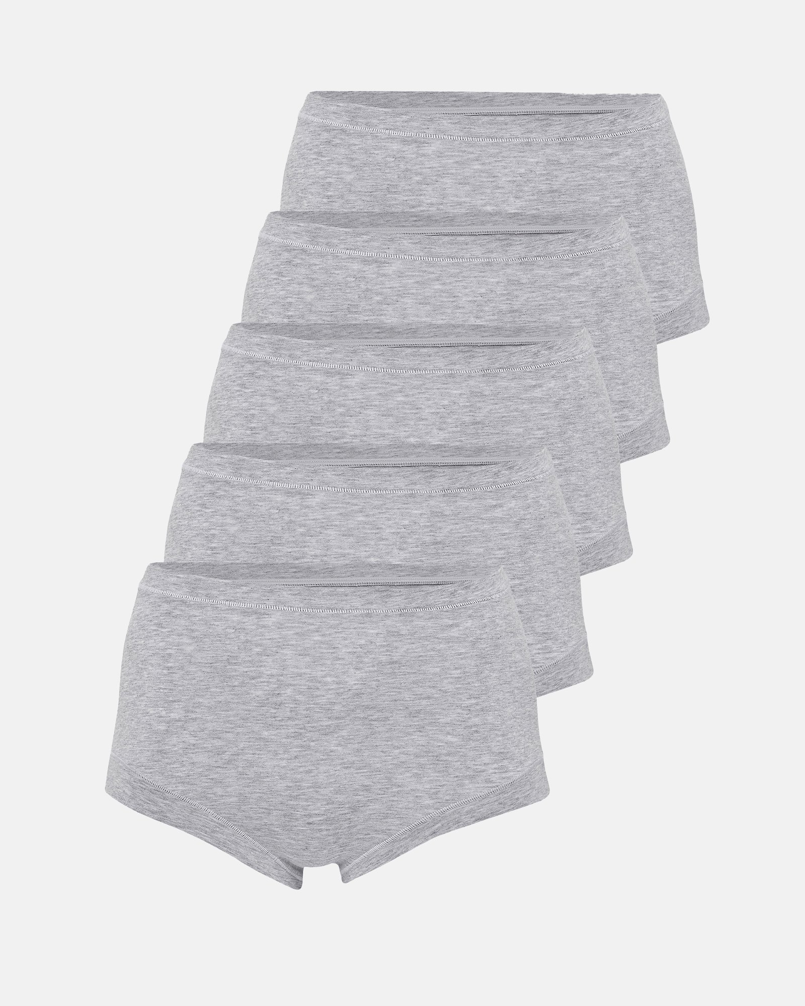 Maxi brief 5-pak | Bambusviskose | Grå melange -JBS of Denmark Women