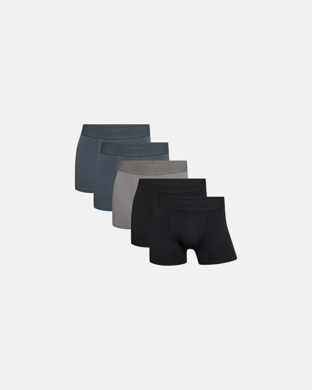Tights "gunnar" | Pak | Gots Bomuld | Sort Grå