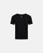 Sweat Proof T-shirt V-neck | bambus | sort - JBS