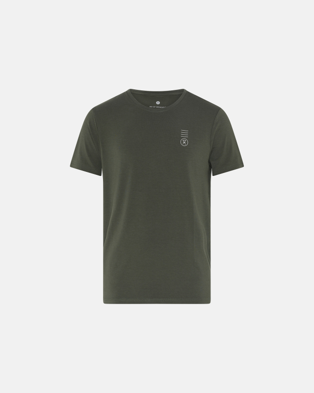 T-shirt "text" | bambus | grøn