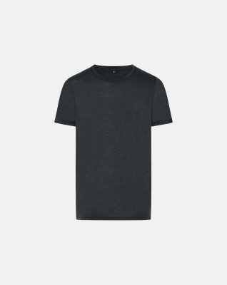 T-shirt | 100% økologisk GOTS uld | sort -JBS of Denmark Men