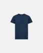 T-shirt o-neck | bambusviskose | blå - Dovre
