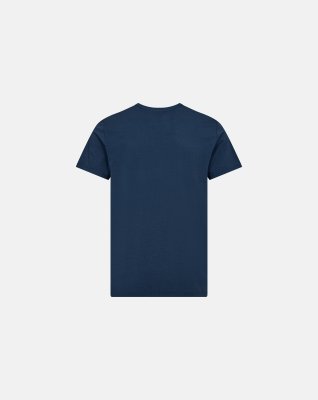 T-shirt o-neck | bambusviskose | blå -Dovre