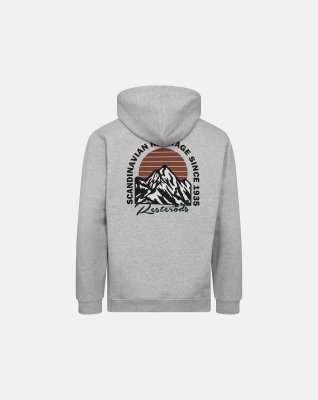 Hoodie | Bomuld | Lys grå -Resteröds