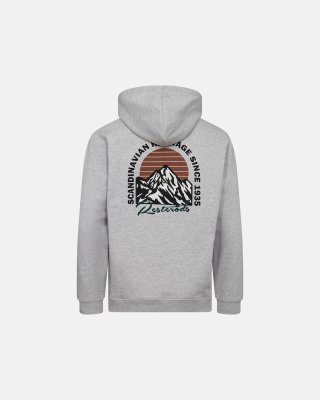 Hoodie | Bomuld | Lys grå
