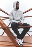 Hoodie | Bomuld | Lys grå -Resteröds