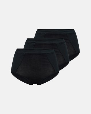 Maxi trusse 3-pak | Økologisk bambusviskose | Sort -JBS of Denmark Women