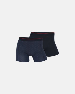 Tights 2-pak | Bomuld | Navy -Claudio