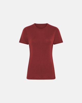 T-shirt 2-pak | 100% merino uld | Rød