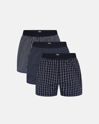 Boxershorts 3-pak | 100% økologisk bomuld | Multifarvet